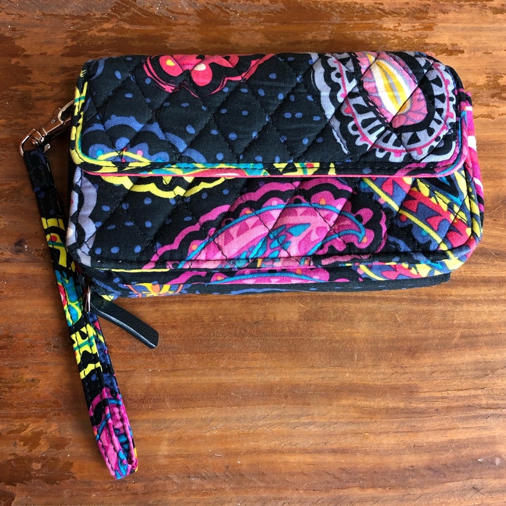 Vera Bradley Paisley Wristlet Wallet